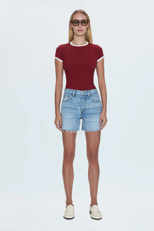 Pistola Andie Denim Short in Notion