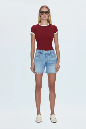 Pistola Andie Denim Short in Notion
