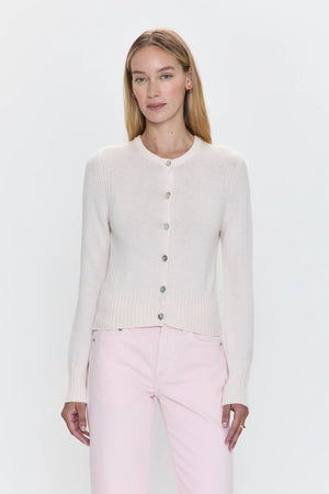 Pistola Taye Shrunken Pink Sweater In Barley Pink