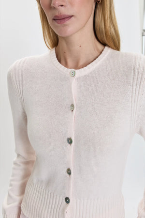 Pistola Taye Shrunken Pink Sweater In Barley Pink