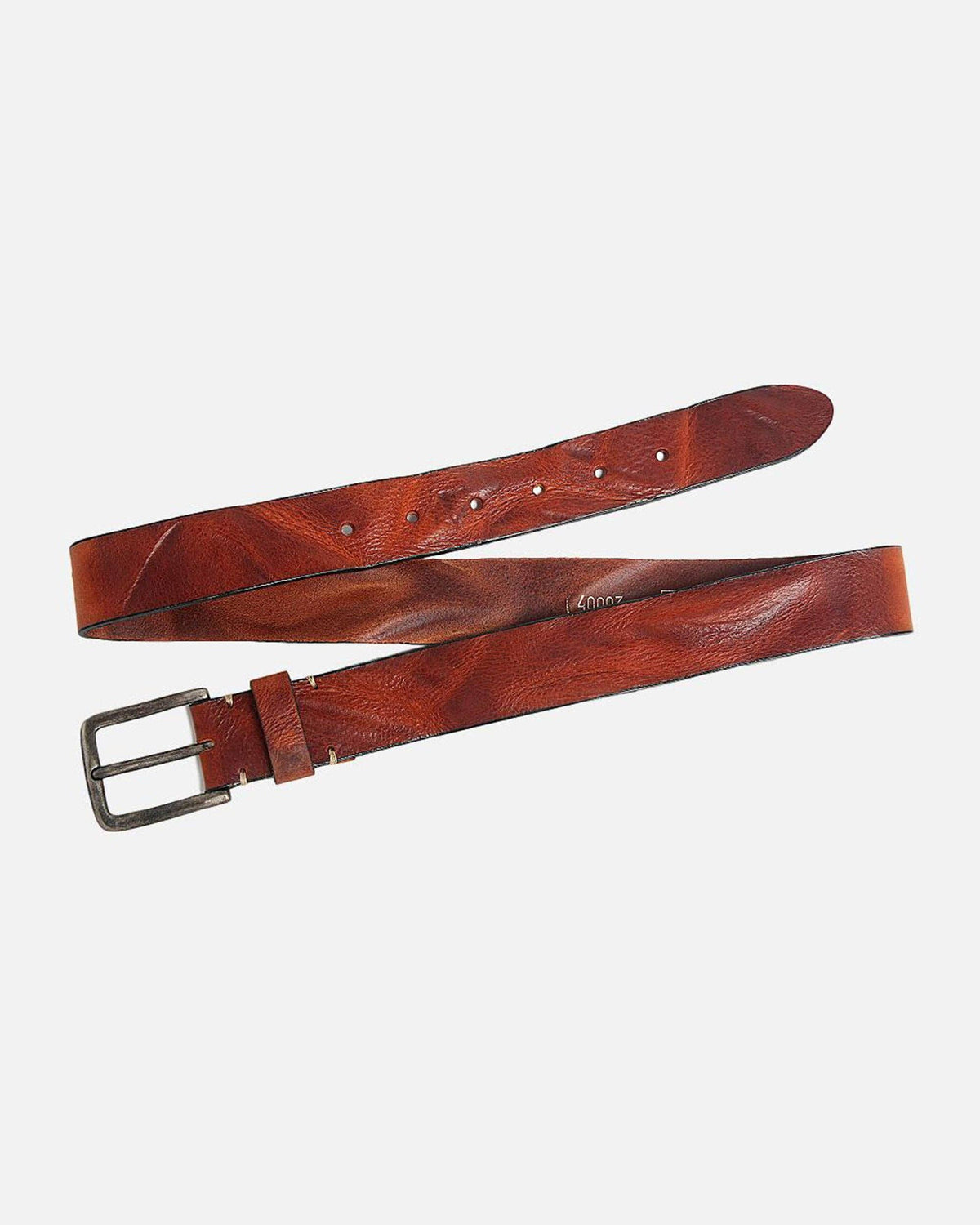 Dani Leather Belt with Silver Buckle