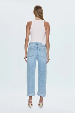 Pistola Kacey Mid Rise Cuffed Boyfriend Jeans in Berkeley