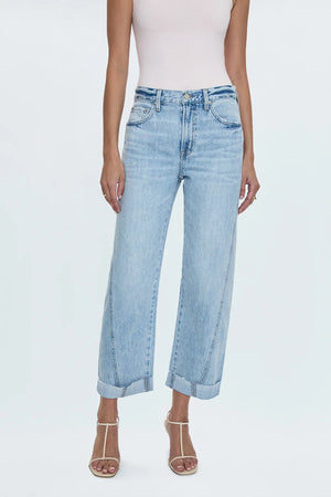 Pistola Kacey Mid Rise Cuffed Boyfriend Jeans in Berkeley