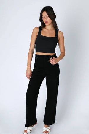 NIKIBIKI Clean Line Square Neck Top - 4 Colors