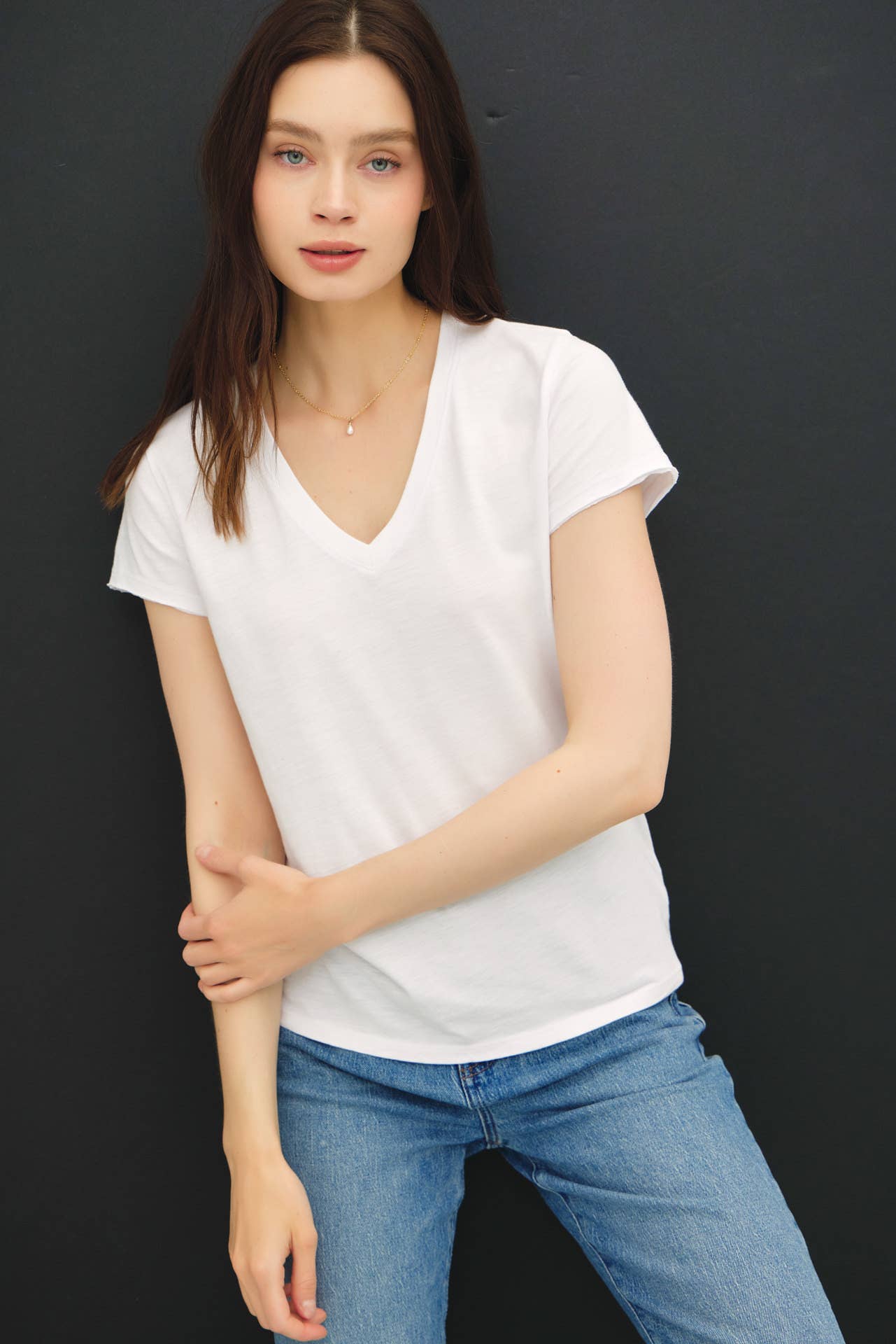 Abby Cotton Slub Tee