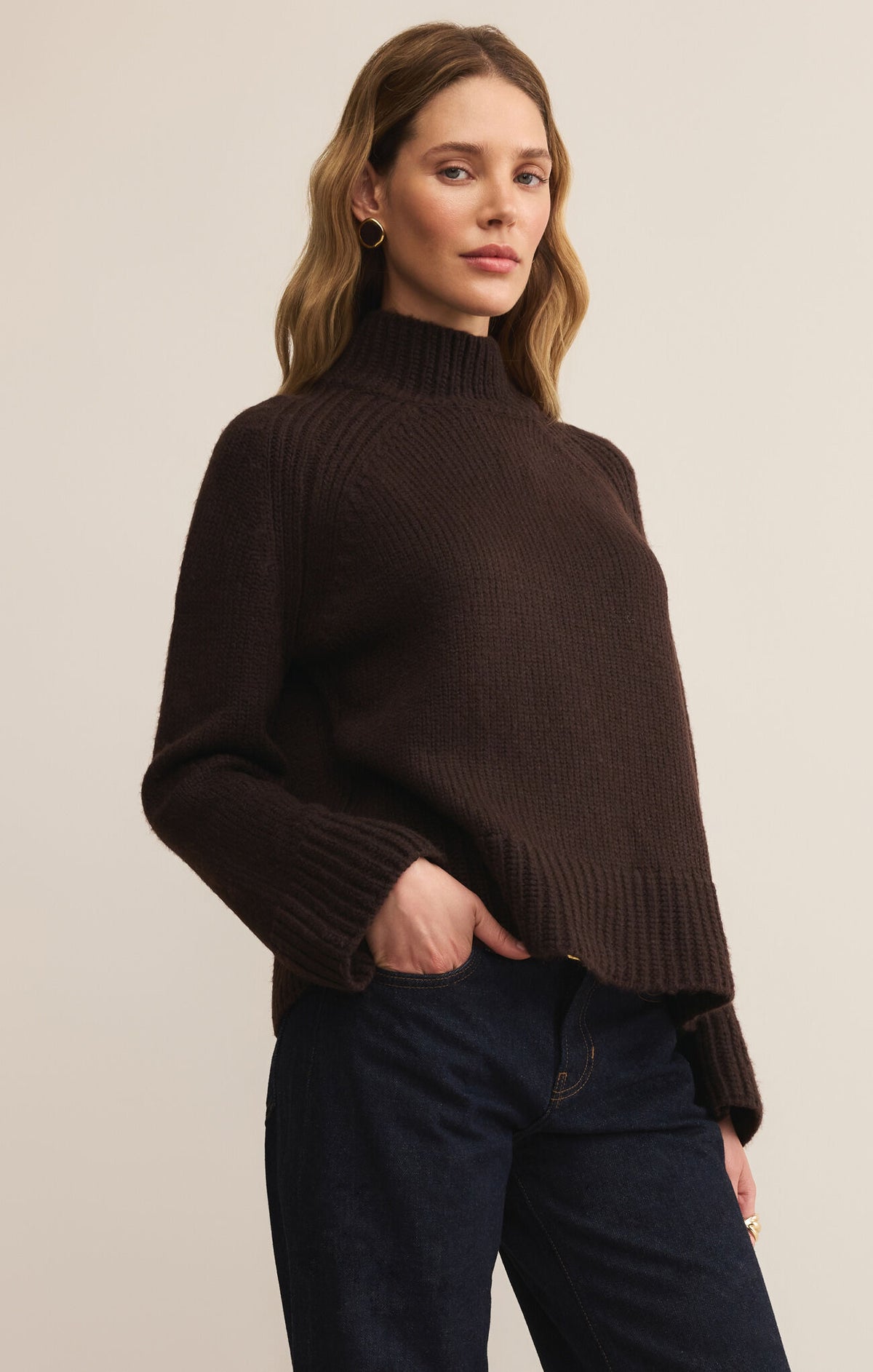 Z Supply Emerge Funnel Neck Sweater