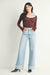Just Black Denim Cuffed Palazzo
