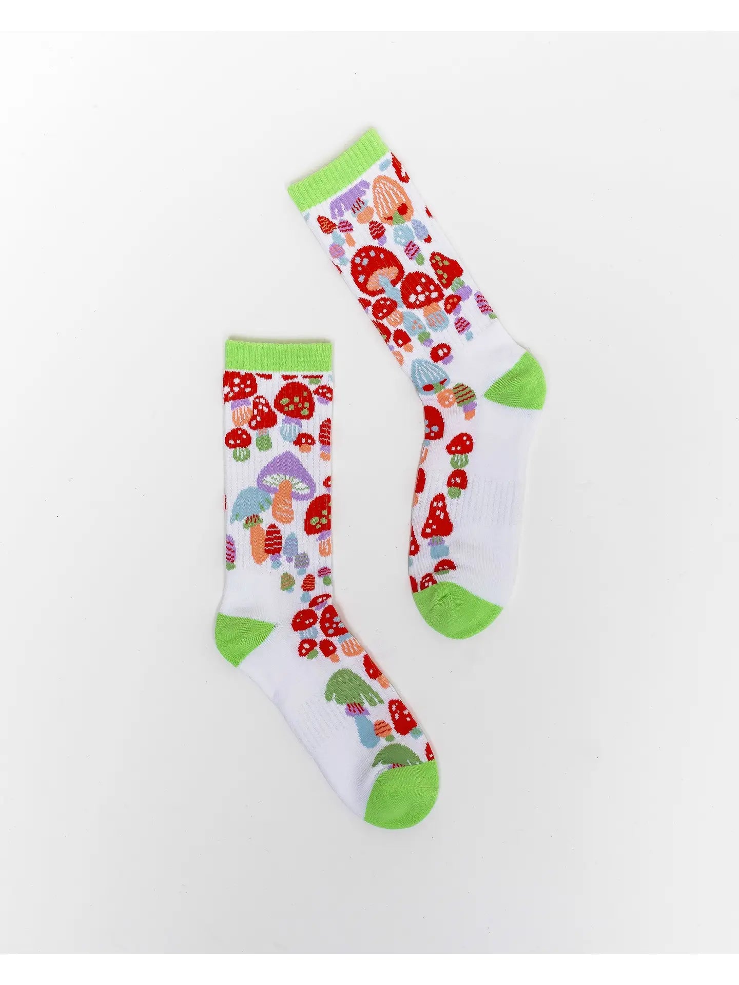 Mushroom Forest Tennis Crew Sock