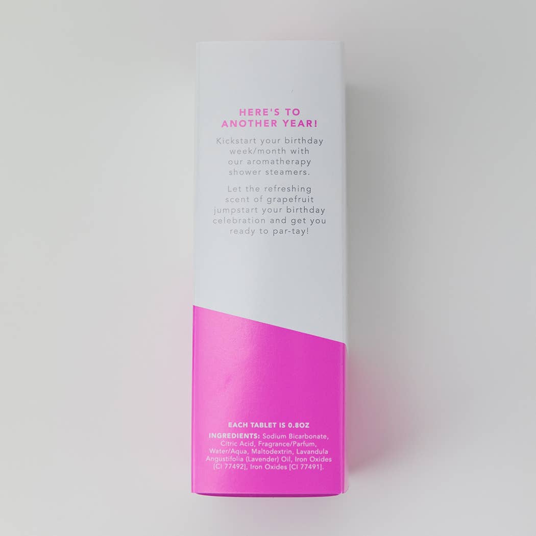 Birthyay Babe - Birthday Shower Steamers - Grapefruit - Set of 8 Tabs