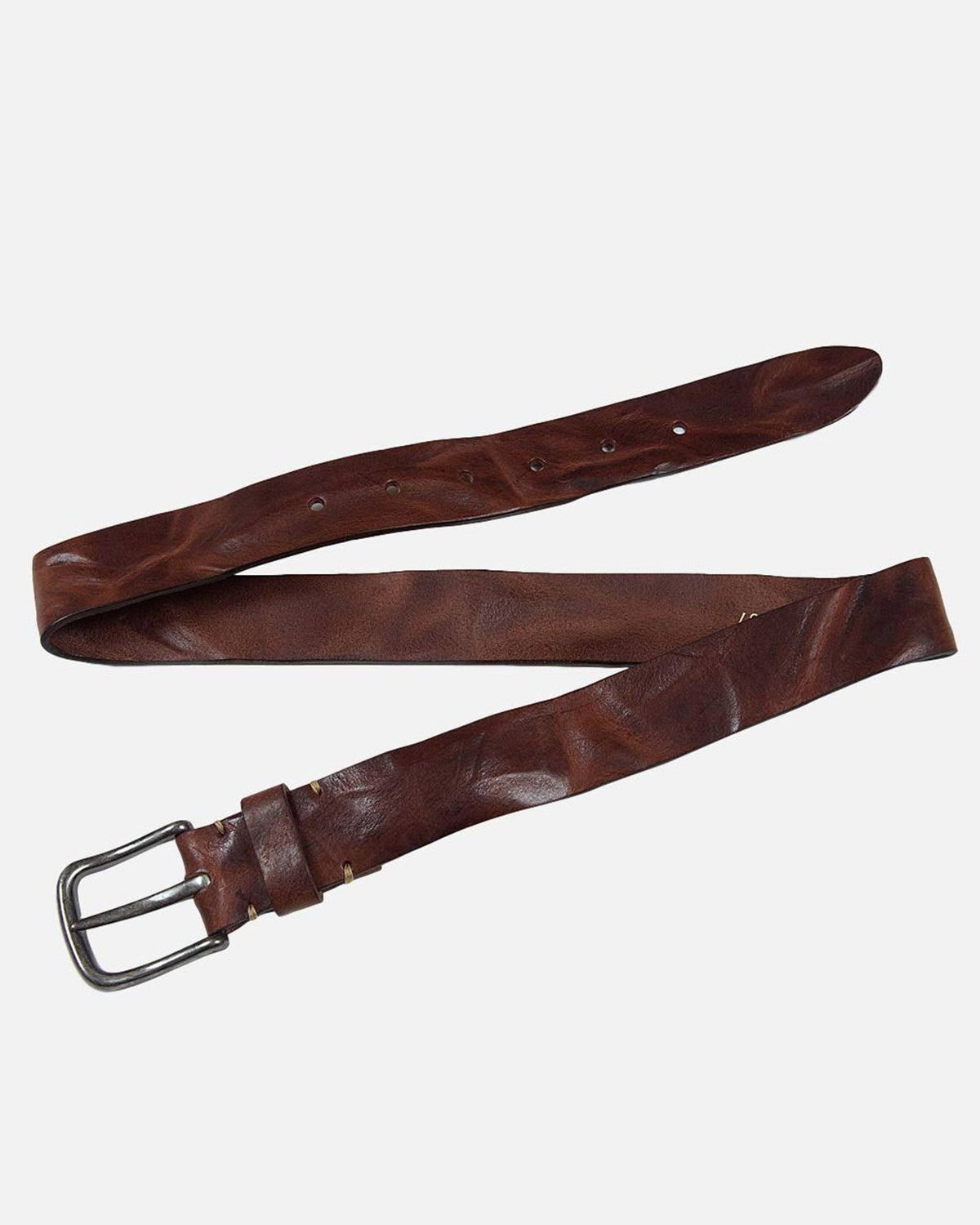 Dani Leather Belt with Silver Buckle