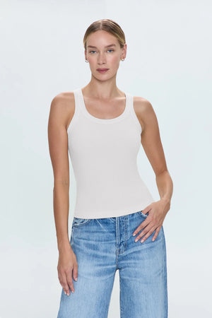Pistola Christy Curved Hem Tank Top - 2 Colors
