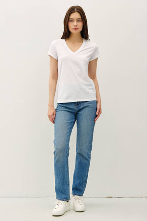 Abby Cotton Slub Tee