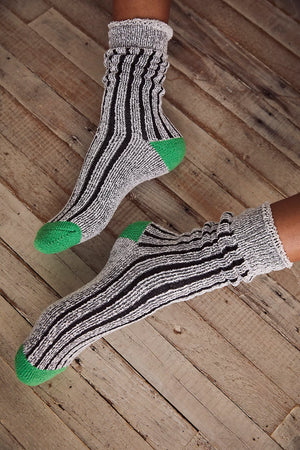 Free People PLUSH INSIDE OUT CREW SOCKS