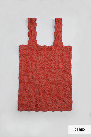 NIKIBIKI Lace Textured Square Top - 8 Colors