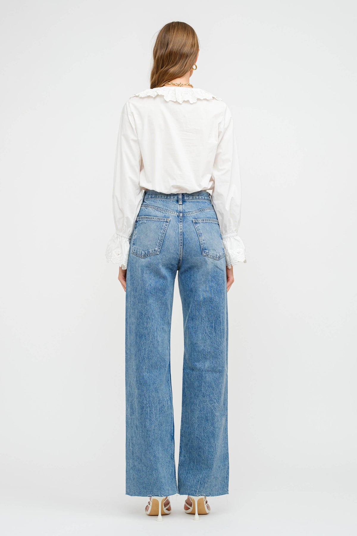 Emma Emboidered Poplin Blouse