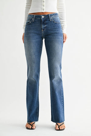 Low Rise Bootcut Medium Wash Jeans
