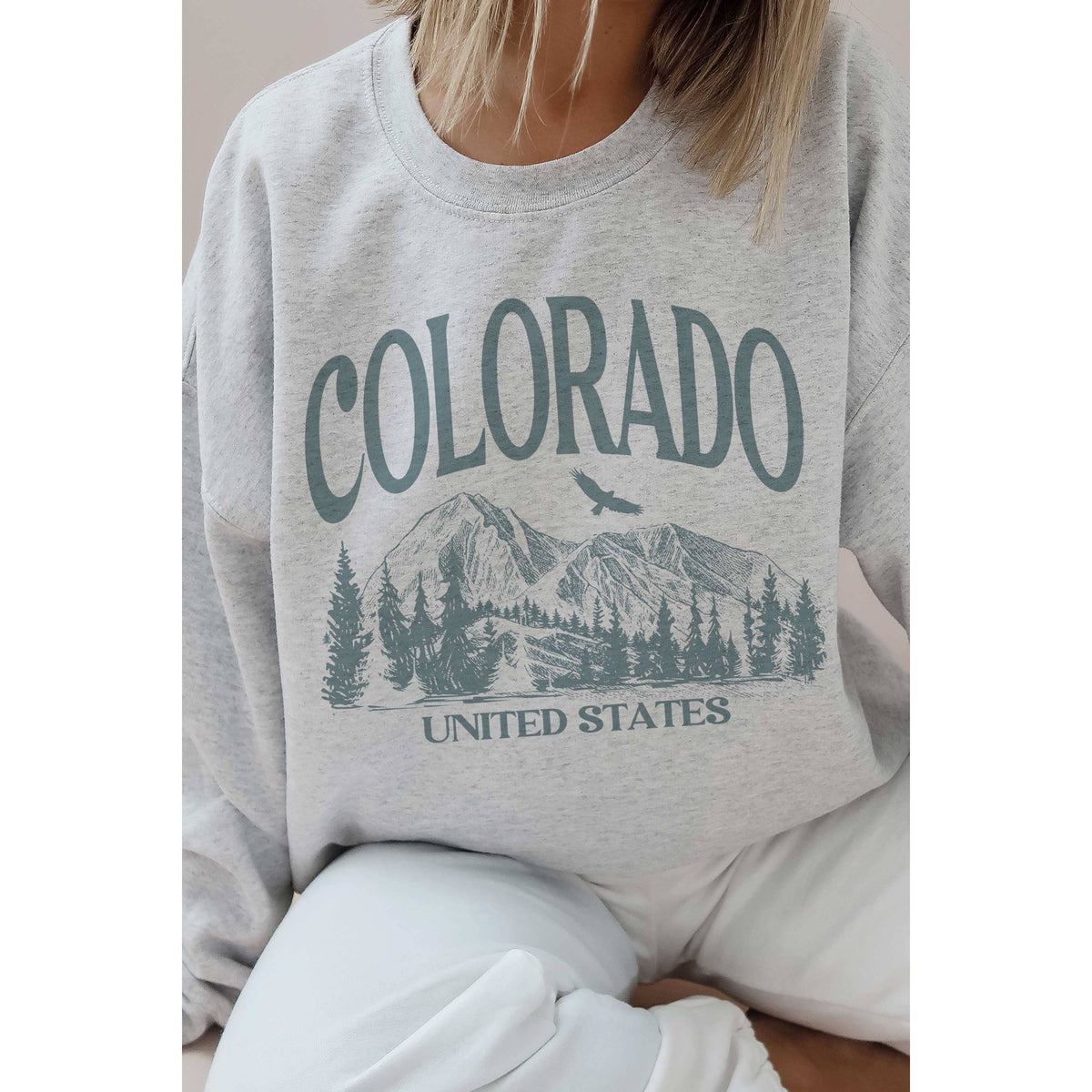 COLORADO Oversized Graphic Sweatshirt