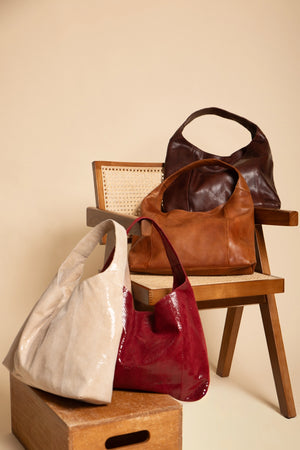Petite Lindsey Handcrafted Leather Shoulder Bag