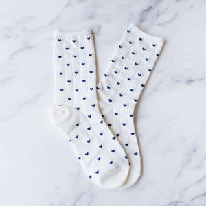 Women's Heart Crew Socks