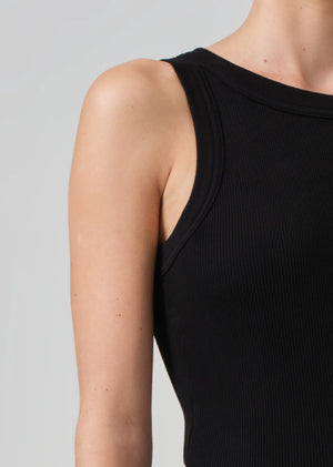 Citizens of Humanity Isabel Rib Black Tank