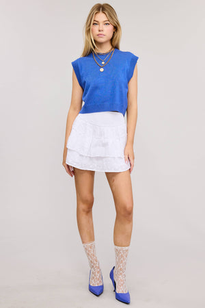 Cleo Lightweight Solid Knit Sleeveless Vest - 3 Colors