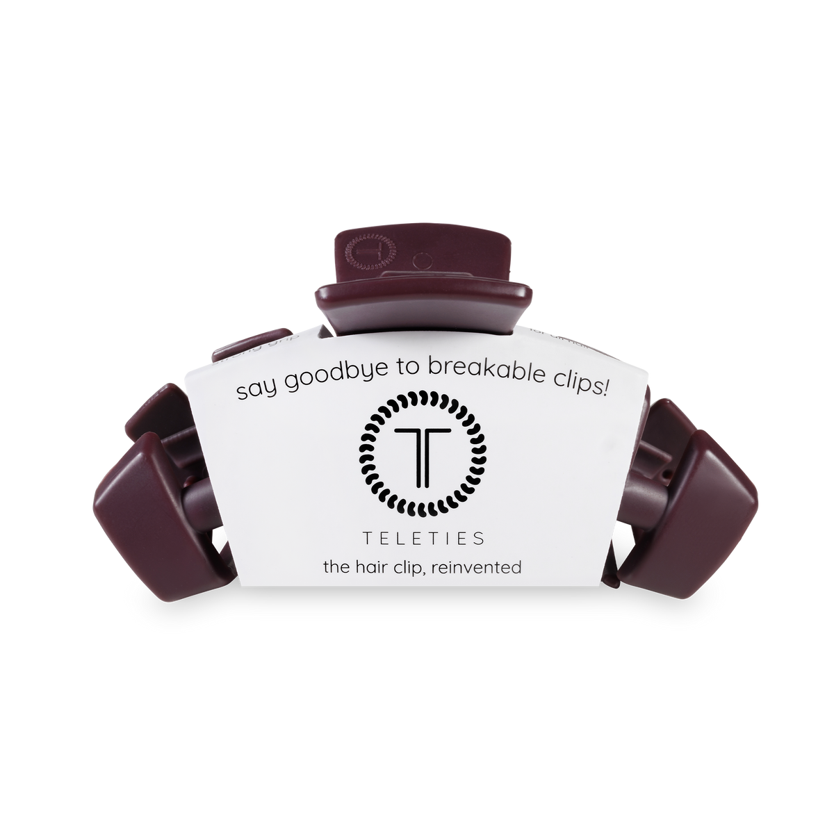 Classic Hair Clip | Medium | Burgundy Bliss