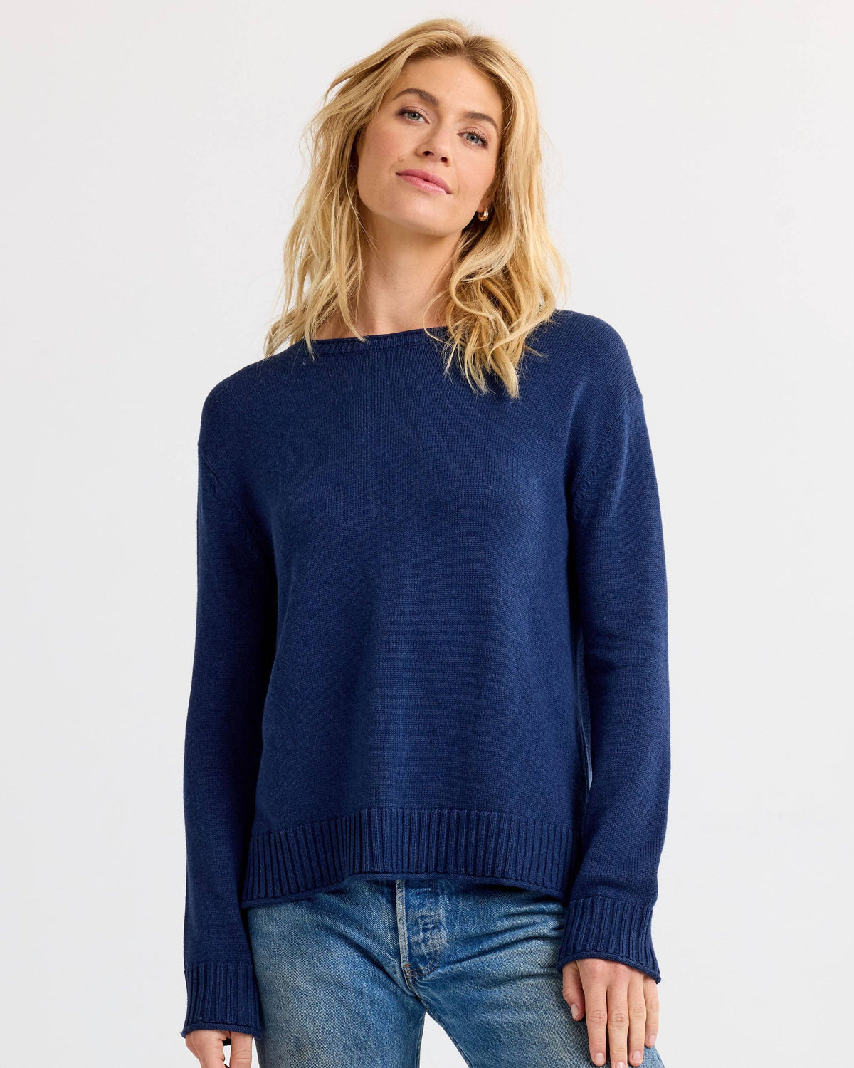 Everyday Cotton Crew in Starling