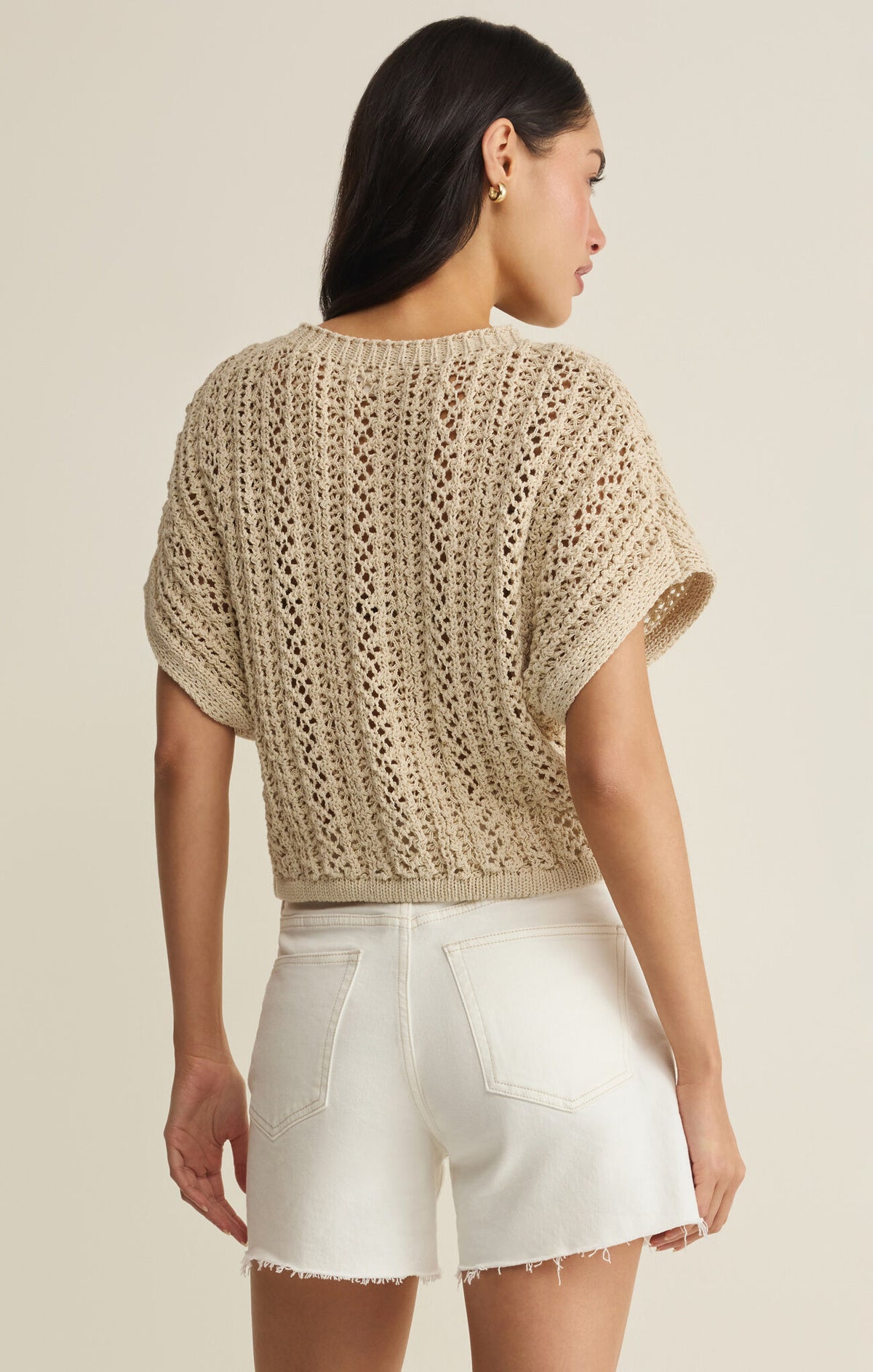 Z Supply Ballast Crochet Natural Top