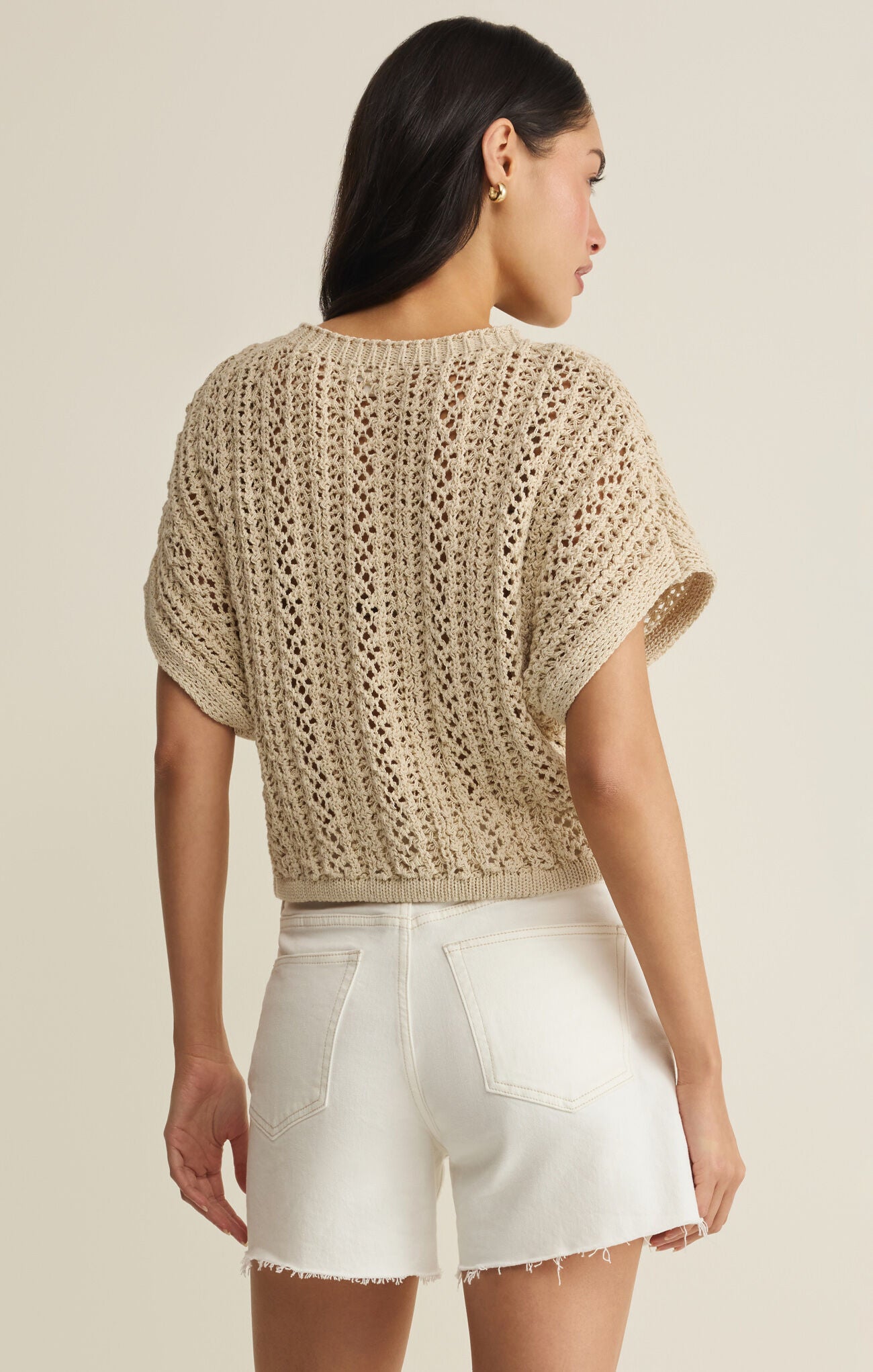 Z Supply Ballast Crochet Natural Top