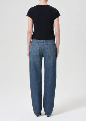 AGOLDE Jeans Kelly Straight Leg High Waist Denim in Essence