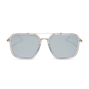 DIFF Jordan Gold Royal Temple Tips Sunglasses