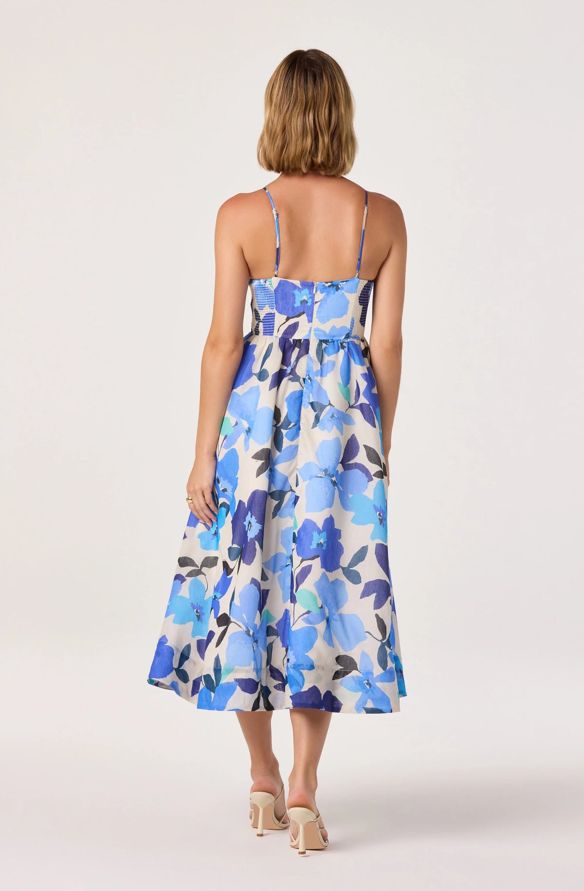 ASTR The Label Janna Blue Dress