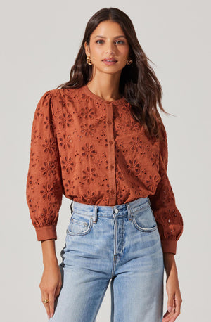 ASTR THE Label Savanna Rust Top
