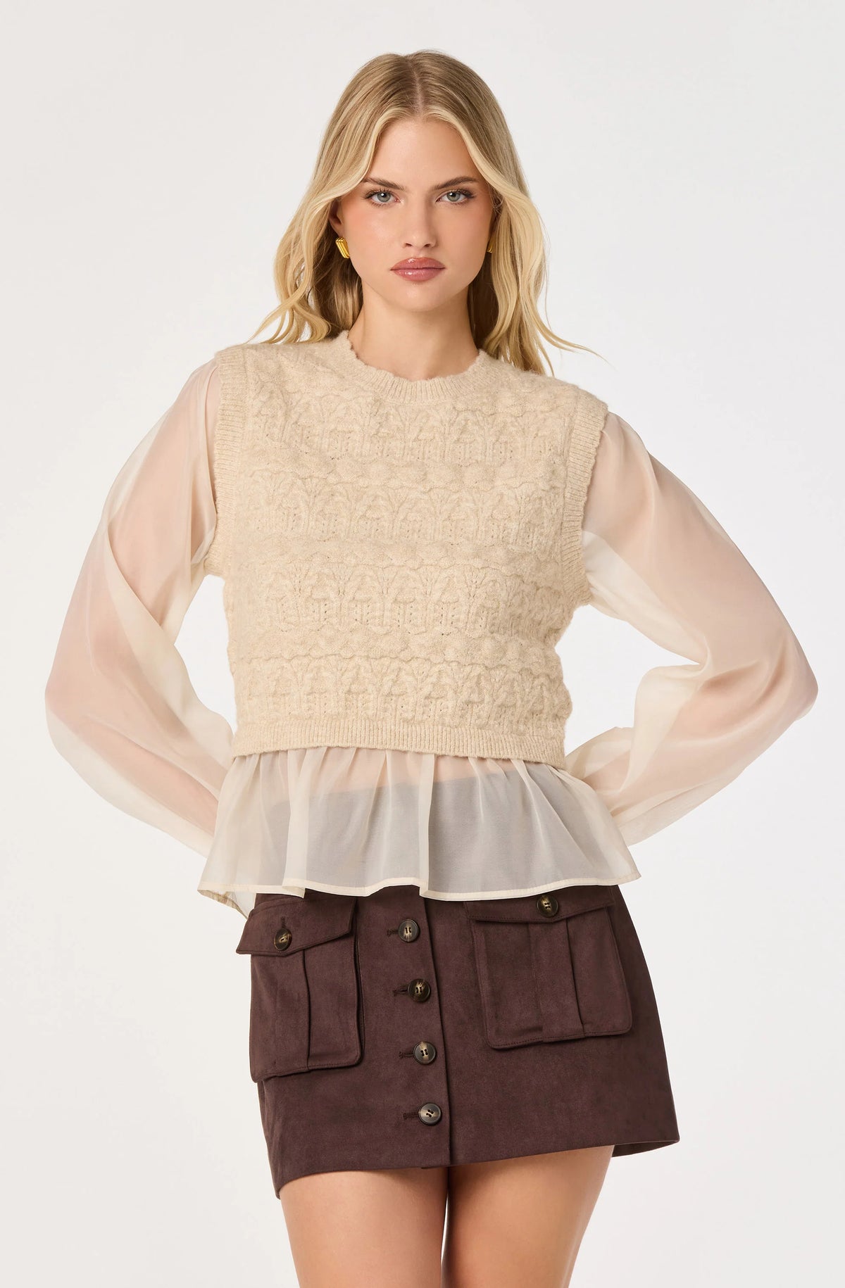 ASTR Ruby Sweater in Natural