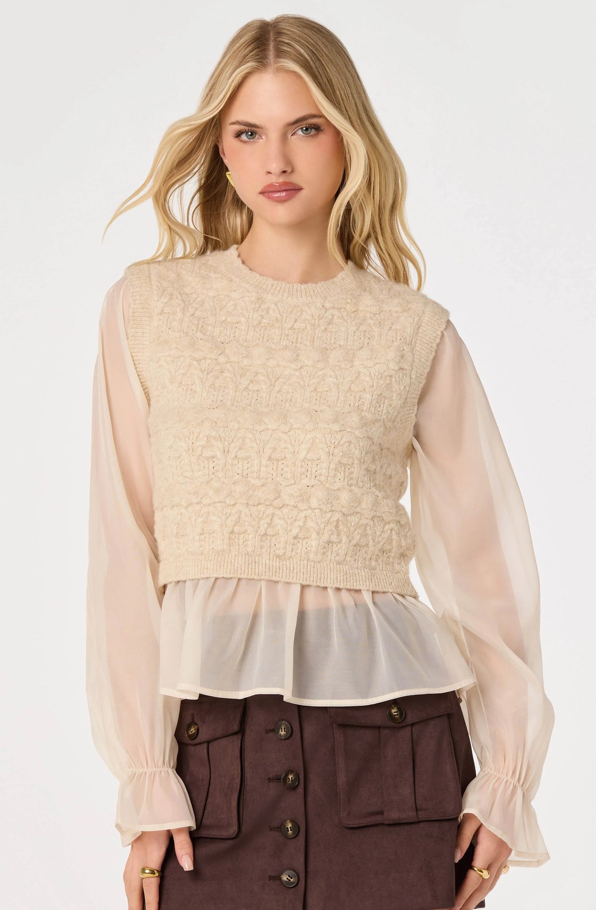 ASTR Ruby Sweater in Natural