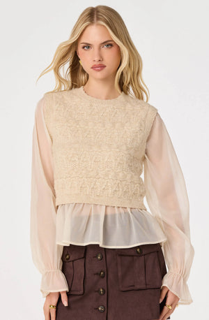 ASTR Ruby Sweater in Natural