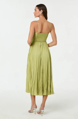 ASTR The Label Maeve Dress In Lime