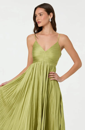 ASTR The Label Maeve Dress In Lime