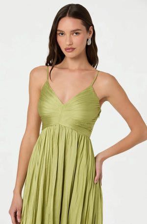 ASTR The Label Maeve Dress In Lime