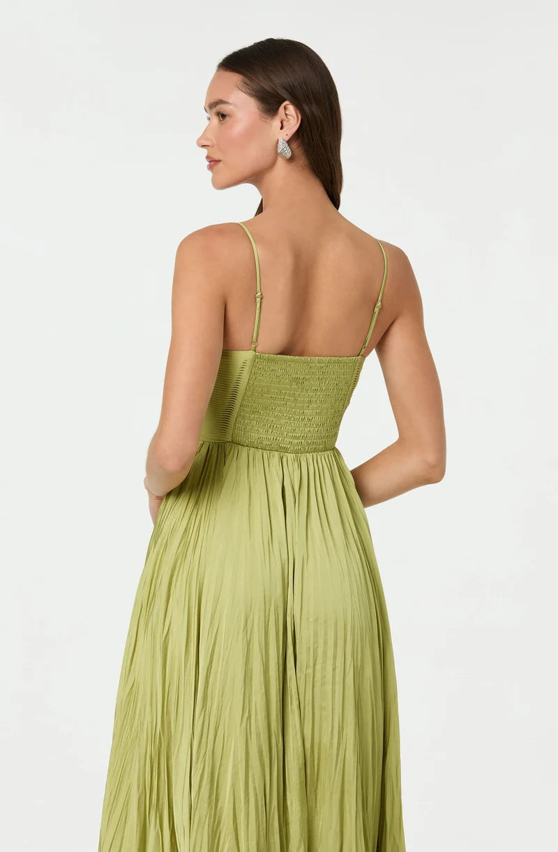 ASTR The Label Maeve Dress In Lime