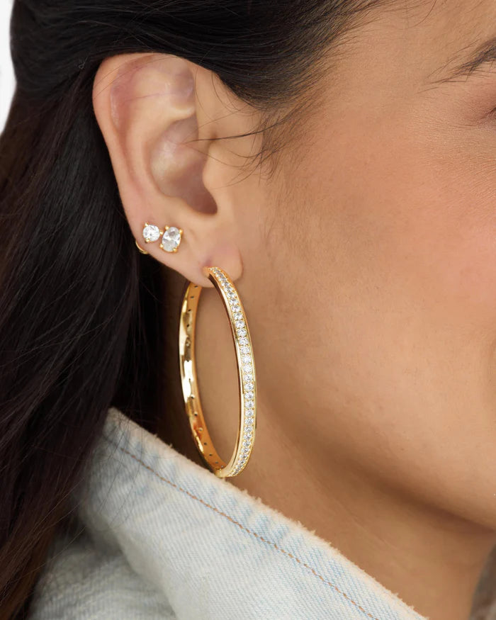 Melinda Maria Ashley Infinity Reversible Hoops 2"