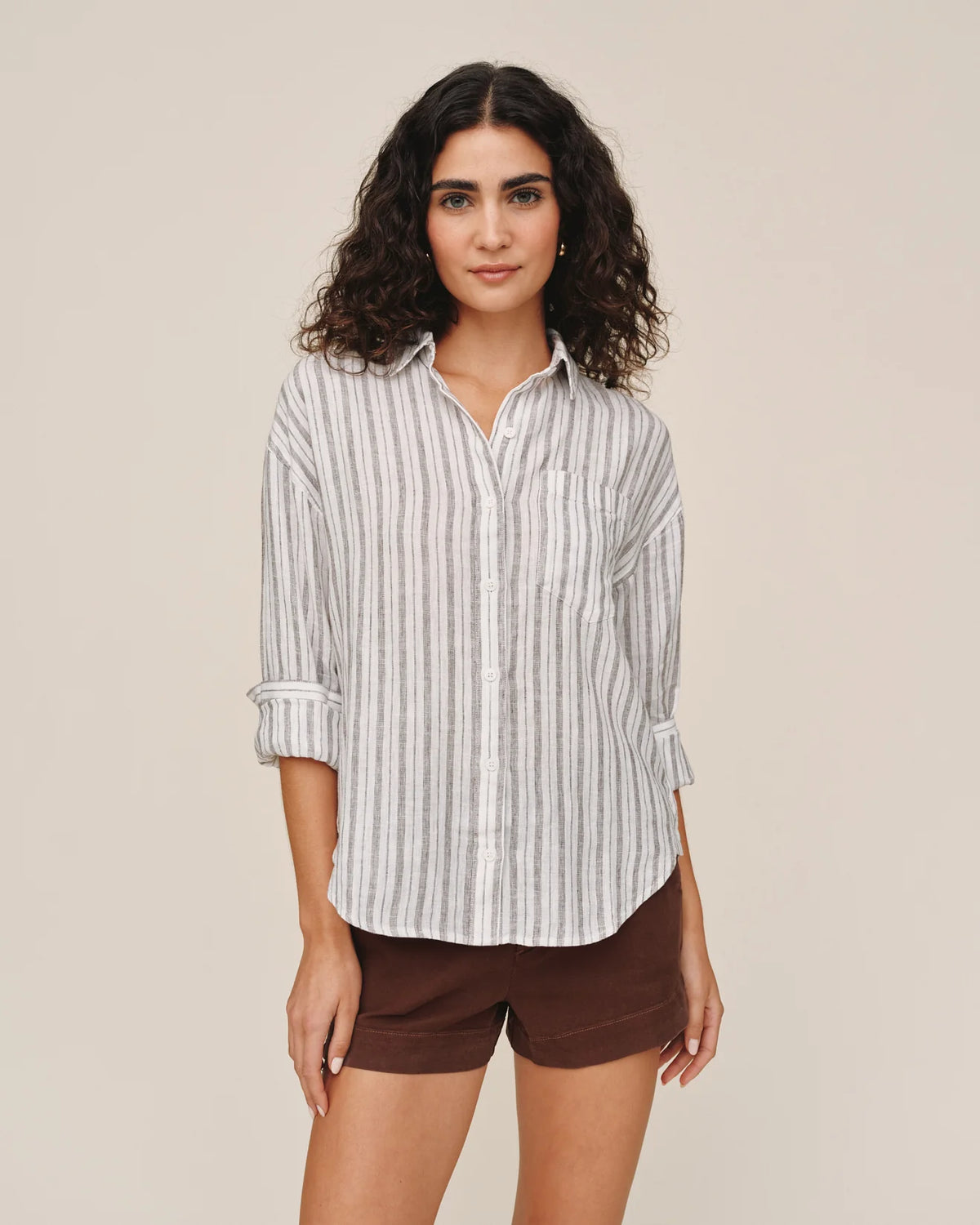 Long Sleeve Oversize Pocket Shirt