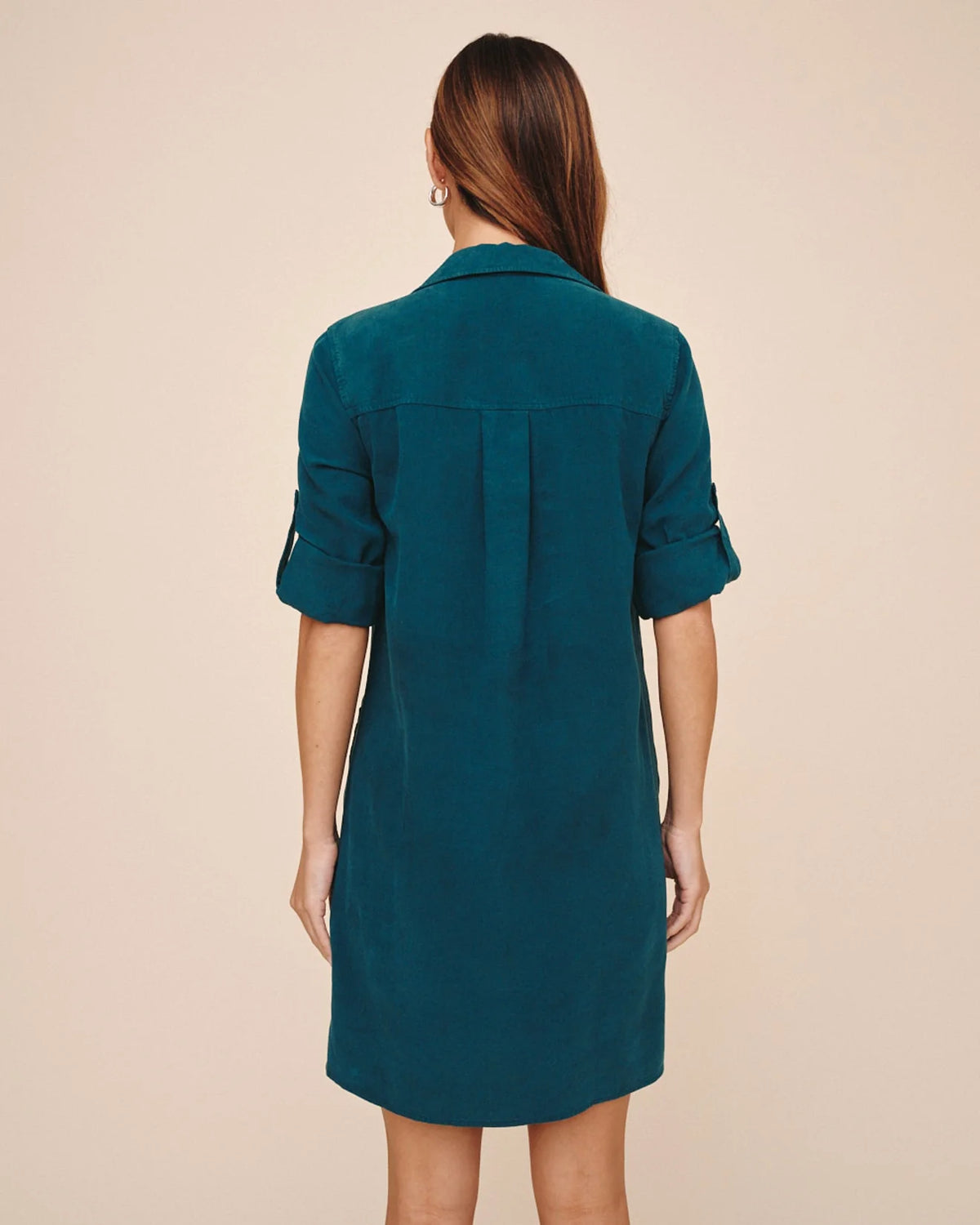 Bella Dahl Long Sleeve A Line Dress in Twilight