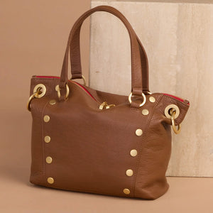 Hammitt Daniel Med Mahogany Pebble Handbag