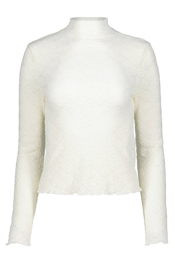 Bishop &amp; Young SPENCER FUNNEL NECK Long Sleeve Top
