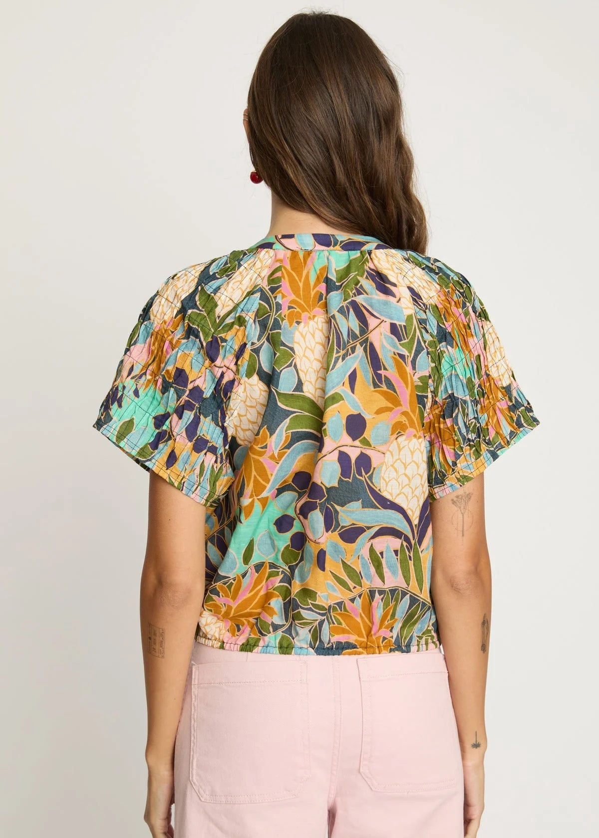 Zola Top in Baroque Pineapple