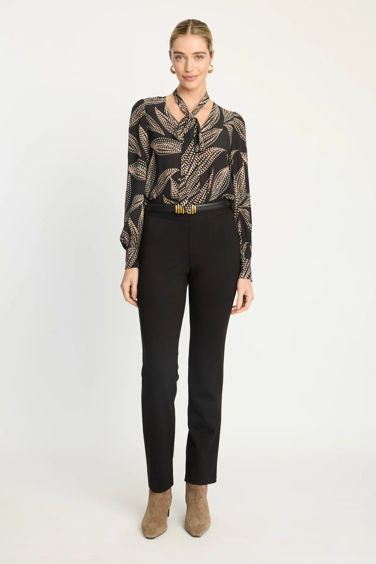 Cabellero Mak Top in Star Dust Leaf