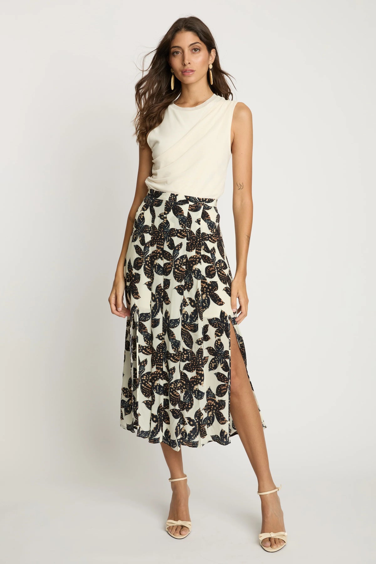 Cabellero Glenda Skirt in Ivory