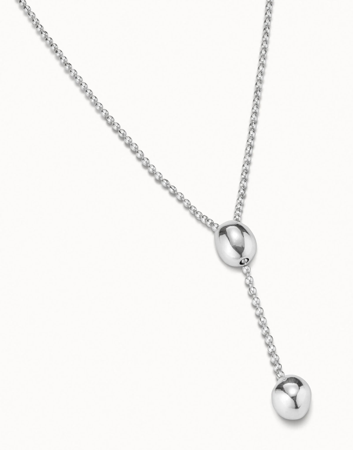 Uno De 50 Lonely Planet Silver Lariet Necklace