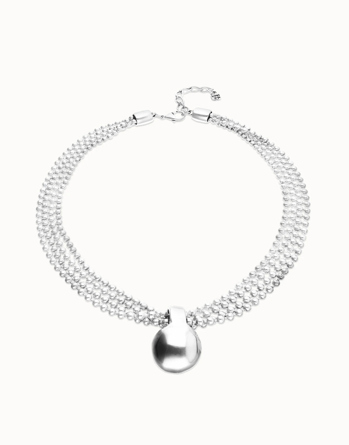 Uno De 50 Gravedad Silver Necklace